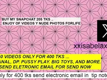 Chaturbate Free Live Porn of xxisabelaxxx