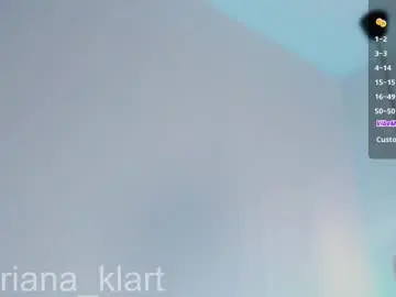 Chaturbate Live Sex of ariana_klart