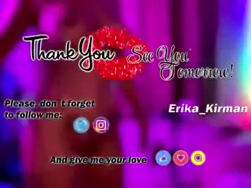 Chaturbate Watch Live Sex Cams of erika_kirman