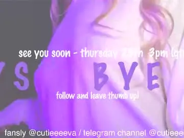 Chaturbate Live Porn of cutieeeeva